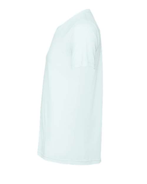 Bella+Canvas 3413 Unisex Triblend Short Sleeve Tee - Ice Blue Triblend - side