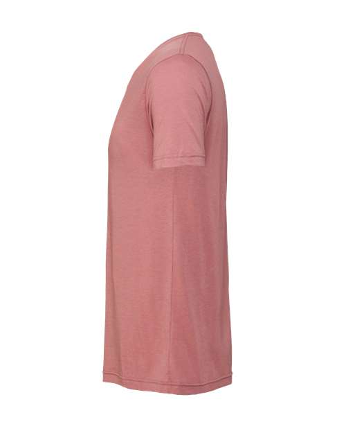 Bella+Canvas 3413 Unisex Triblend Short Sleeve Tee - Mauve Triblend - side