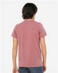 Bella+Canvas 3413 Unisex Triblend Short Sleeve Tee - Mauve Triblend - model back