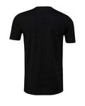 Bella+Canvas 3413 Unisex Triblend Short Sleeve Tee - Black Heather Triblend - back
