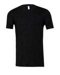 Bella+Canvas 3413 Unisex Triblend Short Sleeve Tee - Black Heather Triblend - front