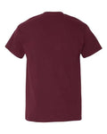 Gildan 5300 Heavy Cotton Pocket T-Shirt - Maroon - back