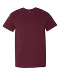 Gildan 5300 Heavy Cotton Pocket T-Shirt - Maroon - front
