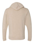 J America 8871 Triblend Fleece Hooded Sweatshirt - Oatmeal Triblend - back