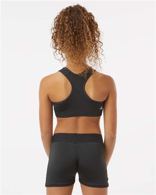 Badger 2636 Girls' B-Sport Bra Top - Black - model back