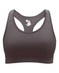 Badger 2636 Girls' B-Sport Bra Top - Graphite - front
