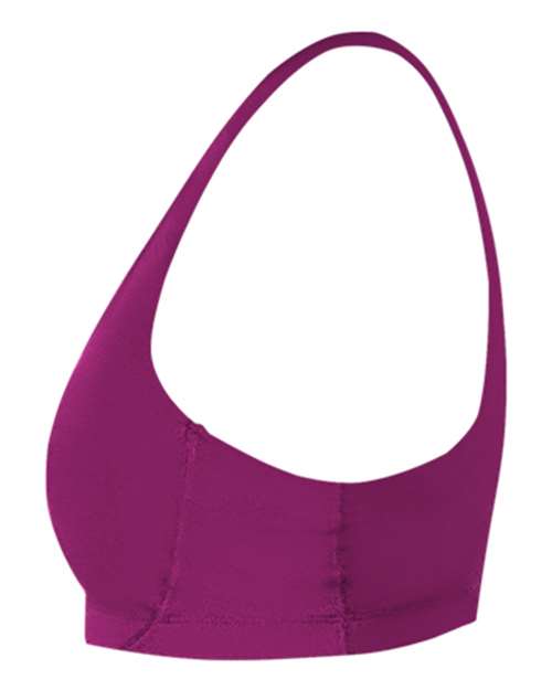 Badger 2636 Girls' B-Sport Bra Top - Hot Pink - side