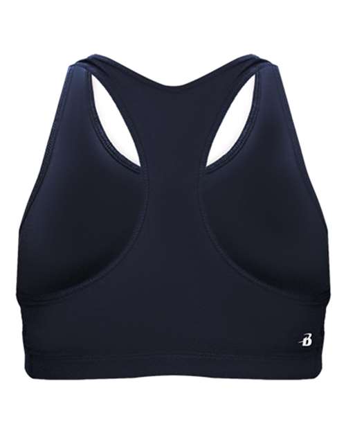 Badger 2636 Girls' B-Sport Bra Top - Navy - back