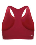 Badger 2636 Girls' B-Sport Bra Top - Red - back