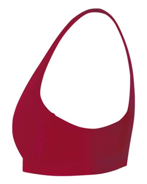 Badger 2636 Girls' B-Sport Bra Top - Red - side