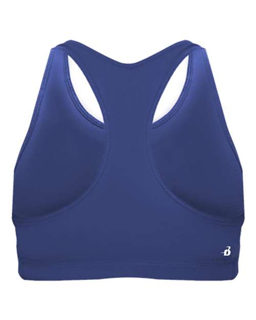 Badger 2636 Girls' B-Sport Bra Top - Royal - back