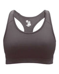 Badger 4636 Women's B-Sport Bra Top - Graphite - front