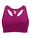 Badger 4636 Women's B-Sport Bra Top - Hot Pink - front