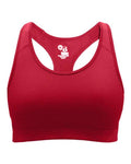 Badger 4636 Women's B-Sport Bra Top - Red - front