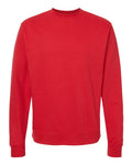 Independent Trading Co. SS3000 Midweight Crewneck Sweatshirt - Red - flat front