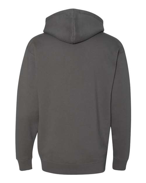 Independent Trading Co. IND4000 Heavyweight Hooded Sweatshirt - Charcoal - back