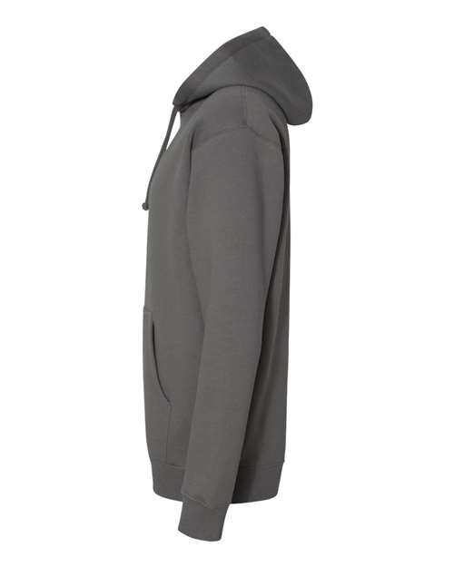 Independent Trading Co. IND4000 Heavyweight Hooded Sweatshirt - Charcoal - side