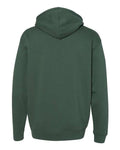 Independent Trading Co. IND4000 Heavyweight Hooded Sweatshirt - Alpine Green - back