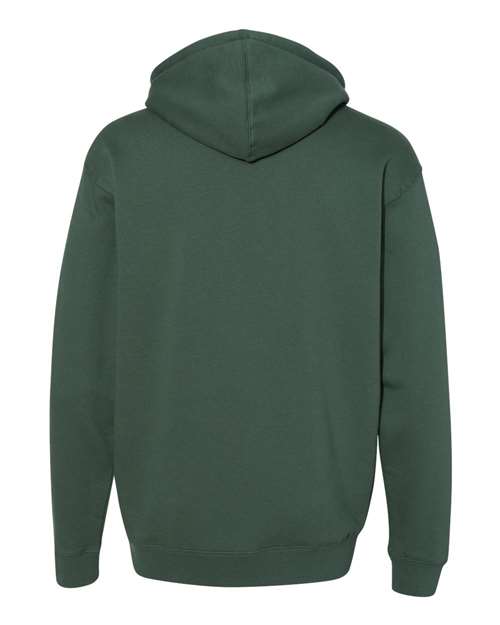 Independent Trading Co. IND4000 Heavyweight Hooded Sweatshirt - Alpine Green - back