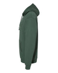 Independent Trading Co. IND4000 Heavyweight Hooded Sweatshirt - Alpine Green - side