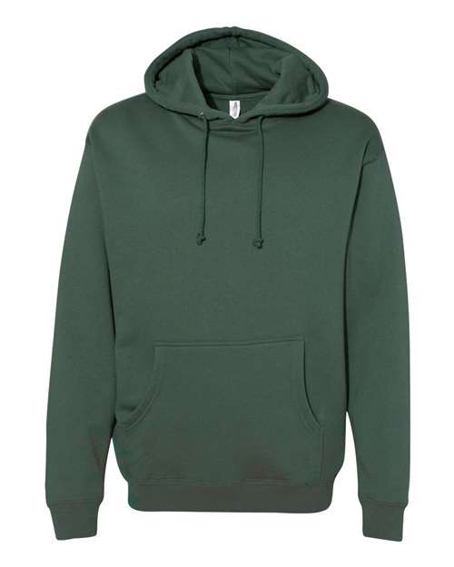 Independent Trading Co. IND4000 Heavyweight Hooded Sweatshirt - Alpine Green - flat front