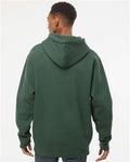 Independent Trading Co. IND4000 Heavyweight Hooded Sweatshirt - Alpine Green - model back