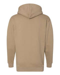 Independent Trading Co. IND4000 Heavyweight Hooded Sweatshirt - Sandstone - back