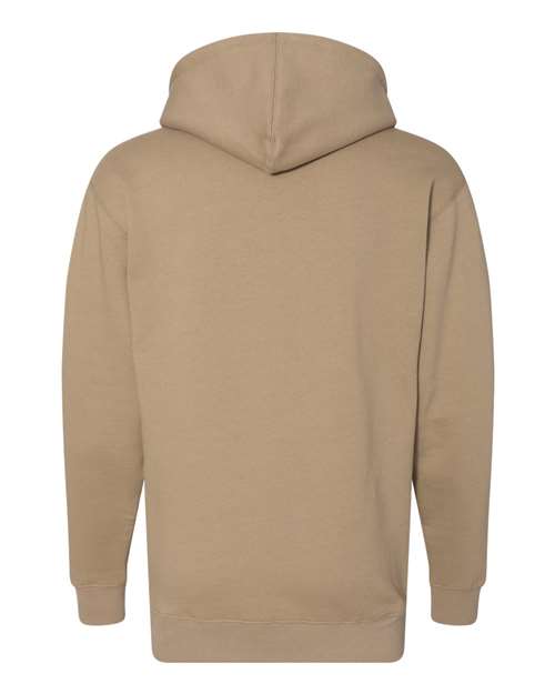 Independent Trading Co. IND4000 Heavyweight Hooded Sweatshirt - Sandstone - back