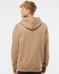 Independent Trading Co. IND4000 Heavyweight Hooded Sweatshirt - Sandstone - model back