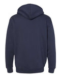Independent Trading Co. IND4000 Heavyweight Hooded Sweatshirt - Slate Blue - back