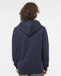 Independent Trading Co. IND4000 Heavyweight Hooded Sweatshirt - Slate Blue - model back