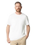 Gildan G530 Heavy Cotton Pocket T-Shirt - White - model front