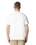 Gildan G530 Heavy Cotton Pocket T-Shirt - White - model back
