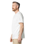 Gildan G530 Heavy Cotton Pocket T-Shirt - White - model side