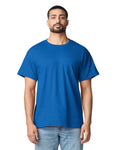 Gildan G530 Heavy Cotton Pocket T-Shirt - Royal - model front