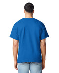 Gildan G530 Heavy Cotton Pocket T-Shirt - Royal - model back