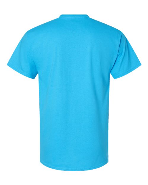 Hanes 5250 Authentic T-Shirt - Aquatic Blue - back