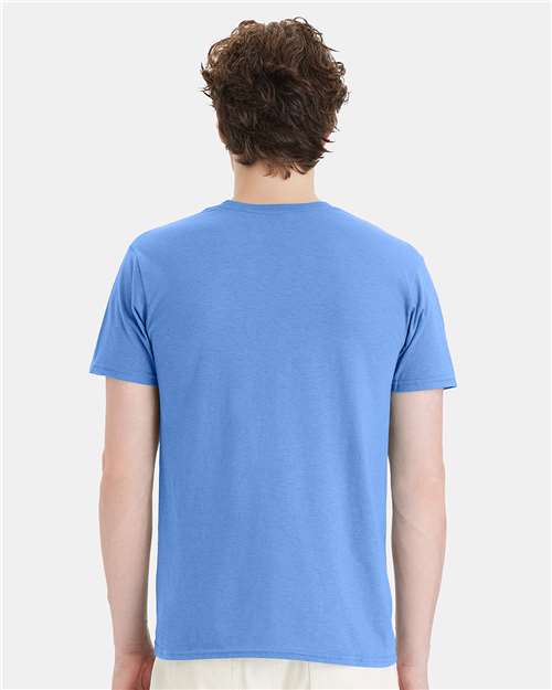Hanes 4980 Perfect-T T-Shirt - Carolina Blue - model back