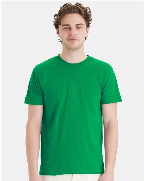 Hanes 4980 Perfect-T T-Shirt - Kelly Green - model front