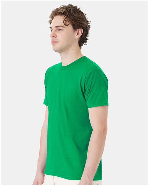 Hanes 4980 Perfect-T T-Shirt - Kelly Green - model side