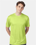 Hanes 4820 Unisex Cool DRI Performance T-Shirt - Safety Green - model front