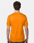 Hanes 4820 Unisex Cool DRI Performance T-Shirt - Safety Orange - model back