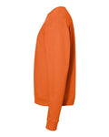 Hanes P160 EcoSmart Crewneck Sweatshirt - Safety Orange - side