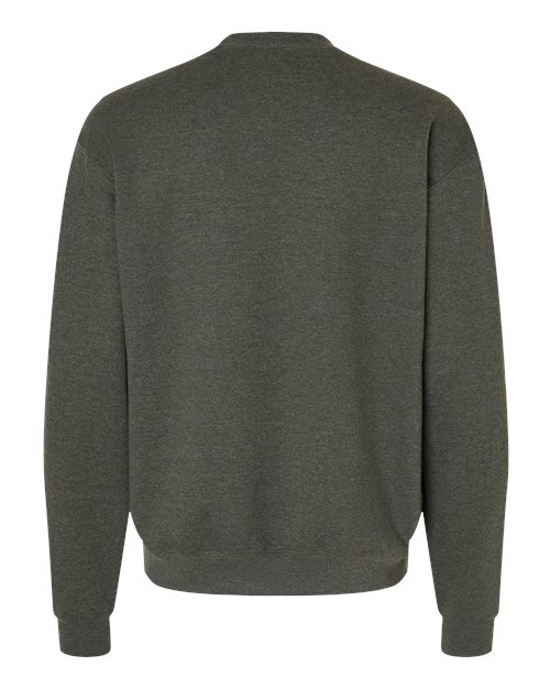 Champion S600 Powerblend Crewneck Sweatshirt - Dark Green Heather - back