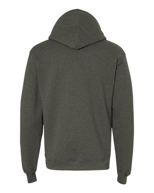 Champion S700 Powerblend Hooded Sweatshirt - Dark Green Heather - back