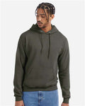Champion S700 Powerblend Hooded Sweatshirt - Dark Green Heather - model front