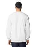 Gildan G540 Heavy Cotton Long Sleeve T-Shirt - White - model back