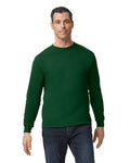 Gildan G540 Heavy Cotton Long Sleeve T-Shirt - Forest - model front