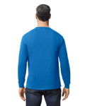Gildan G540 Heavy Cotton Long Sleeve T-Shirt - Royal - model back