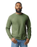 Gildan G540 Heavy Cotton Long Sleeve T-Shirt - Military Green - model front